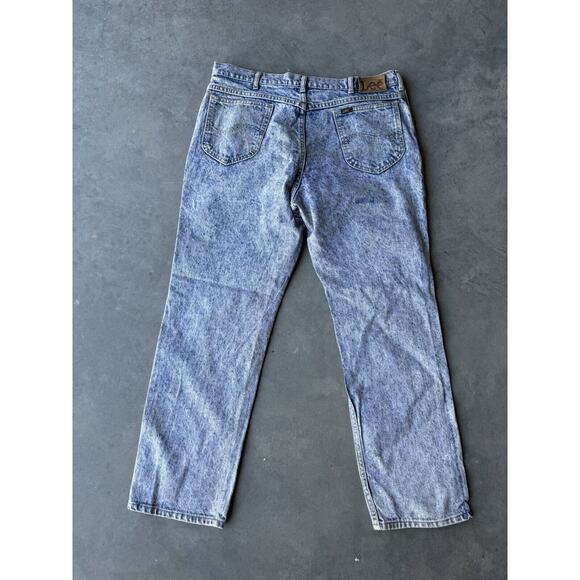 Vintage 90s Mens Lee Riders Acid Wash 100% Cotton 38x30 @MR - Picture 2 of 9